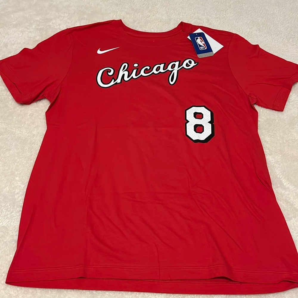 NEW Men Nike NBA Chicago Bulls Lavine Shirt